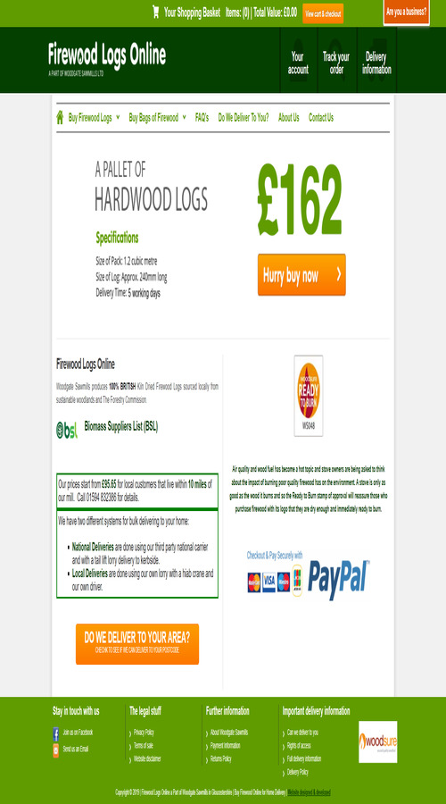 Kiln Dried Firewood Logs For Sale screenshot 1